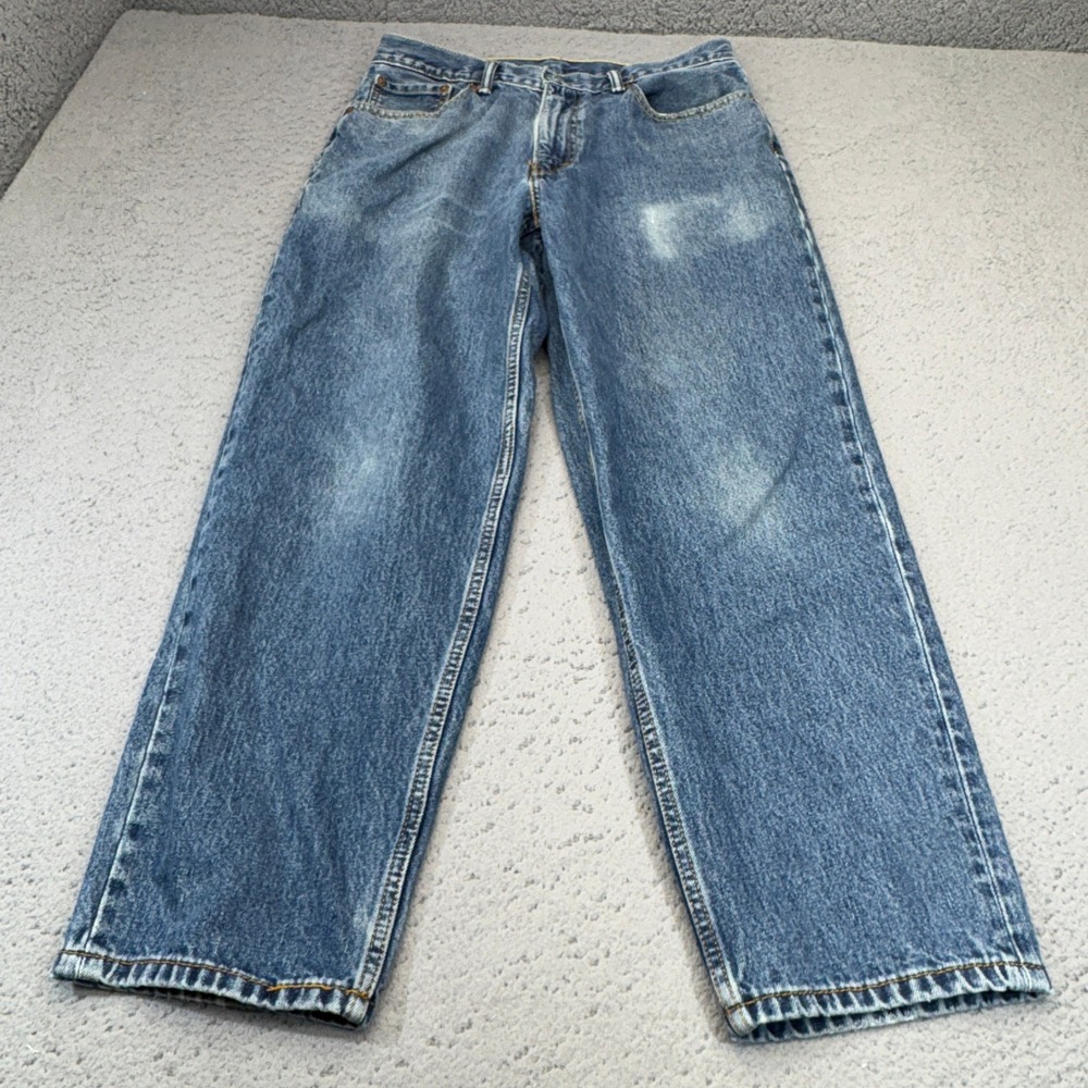 Levi's 560 Jeans Mens 33x30 Blue Comfort Fit Loose Tapered Leg Baggy Denim - Picture 1 of 13